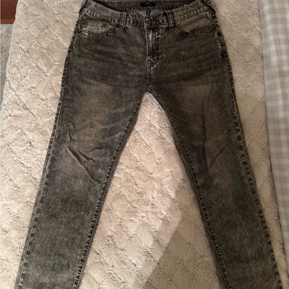 True Religion Rocco Men’s Gray Skinny Jeans Size 36